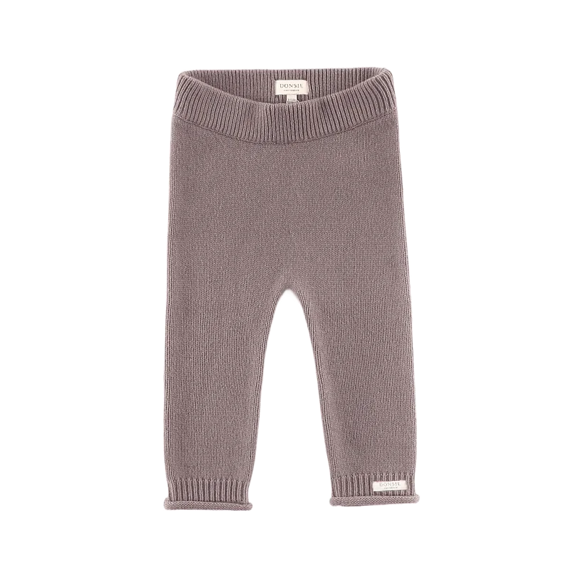 Trig Merino Wool Trousers | Dark Taupe Melange