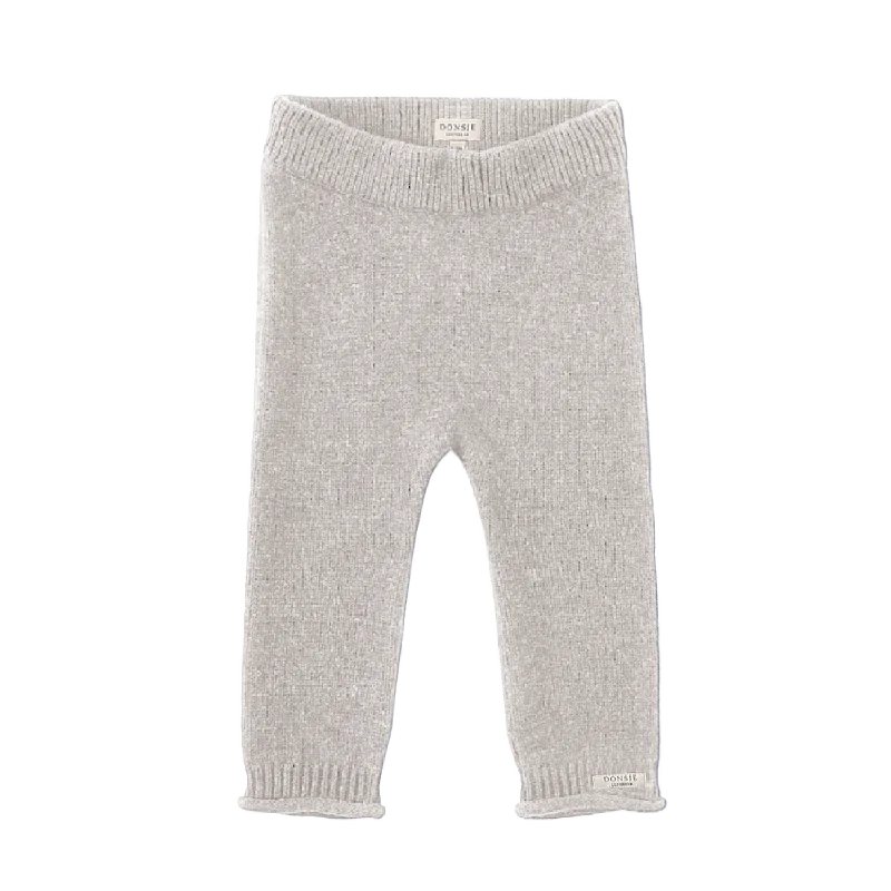 Trig Merino Wool Trousers | Soft Grey Melange