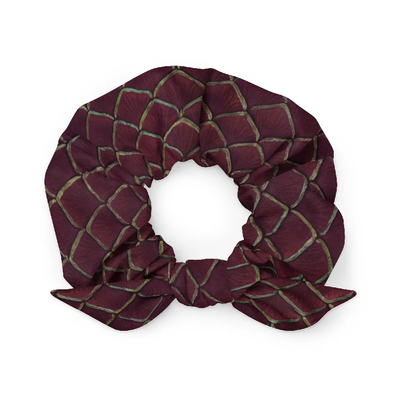 Yule Tide Recycled Scrunchie